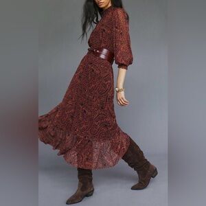 Farm Rio printed mesh maxi NEW